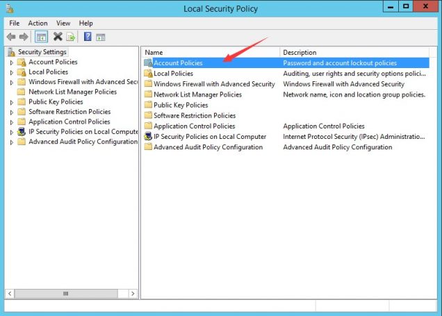 cannot disable password complexity windows 10