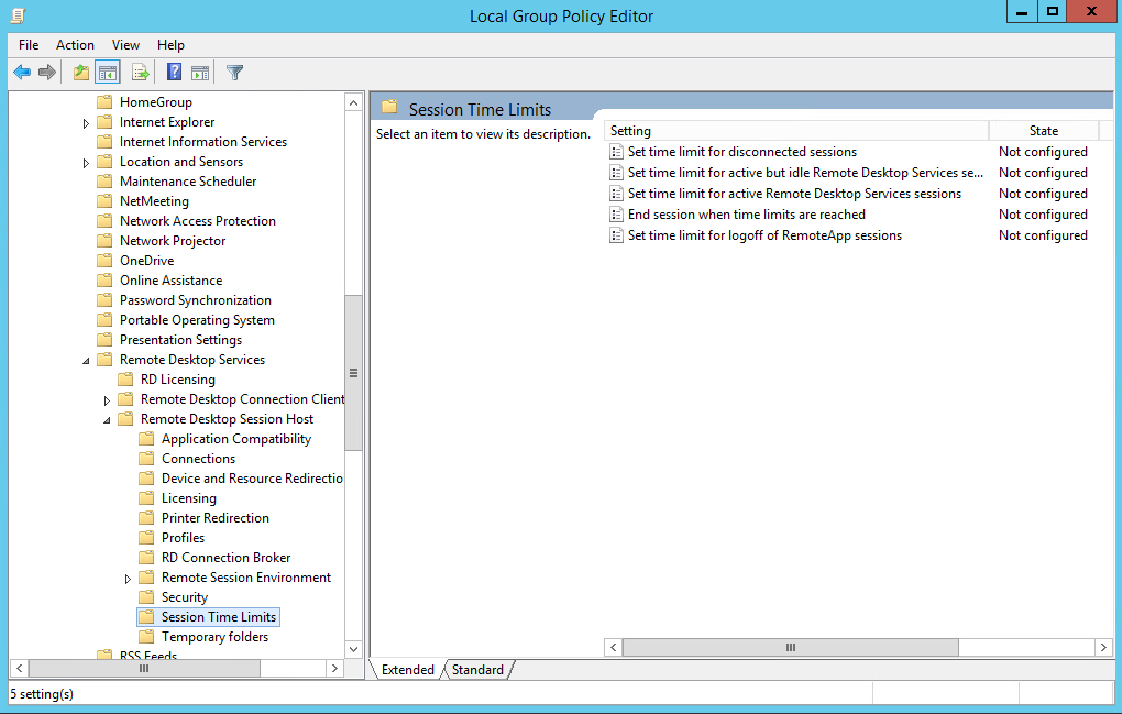 windows 7 remote desktop to server 2012 disconnect logs off